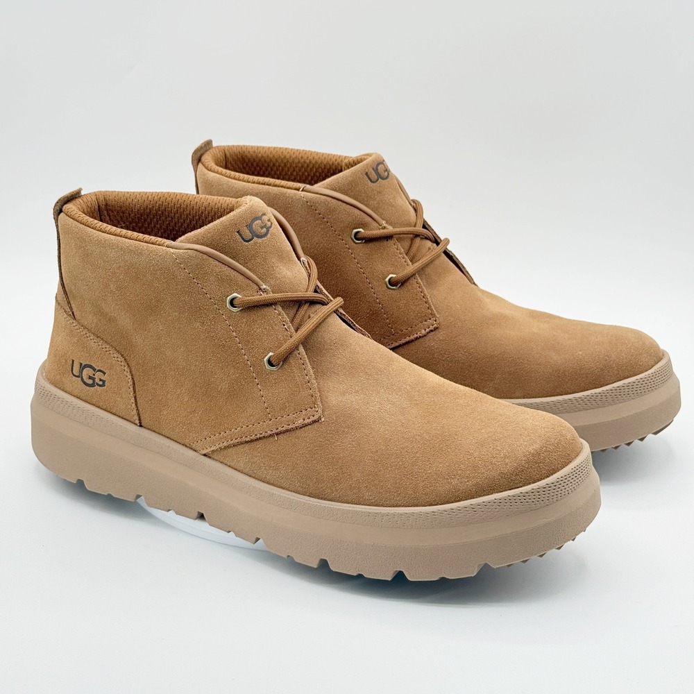 Ugg Burleigh Chukka Boot Size 13 Mens Chestnut Brown Suede 1143992 -‎ NEW no box
